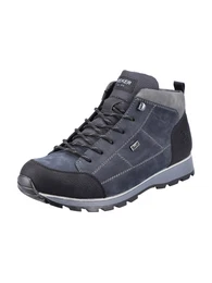 Schnürboots taubenblau / grau / nachtblau