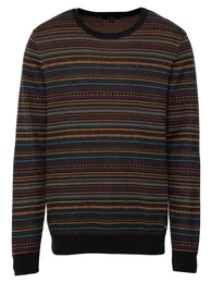 Pullover 'Mineo' navy / karamell / bordeaux / schwarz