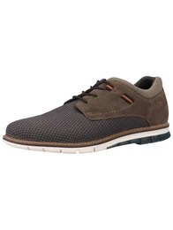 Schnürschuh grau / braun
