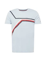 TOMMY HILFIGER Shirt hellblau / marine / rot / weiß