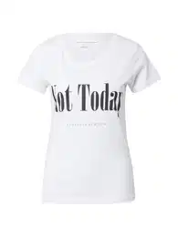 Tričko 'Not Today' černá / bílá