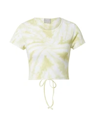 Tričko 'Merle' zelená / bílá