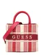 GUESS Kabelka ''''MONIQUE''''  červená / přírodní bílá / světle šedá