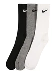 NIKE Socken Everyday Lightweight graumeliert / schwarz / weiß