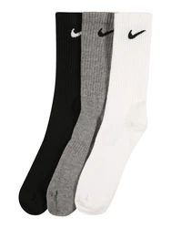 NIKE Socken Everyday Lightweight graumeliert / schwarz / weiß