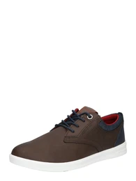 Sneaker ''''WHAL'''' blue denim / dunkelbraun