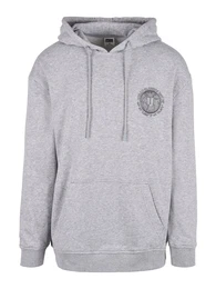 Urban Classics Sweatshirt ''''Globetrotter'''' graumeliert / schwarz