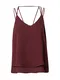 VERO MODA Top ''''POEL''''  burgundsk erve