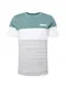 JACK & JONES Majica ''''AIDEN''''  temno zelena / bela