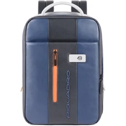 Piquadro Rucksack ''''Urban'''' marine / nachtblau / hellgrau / neonorange