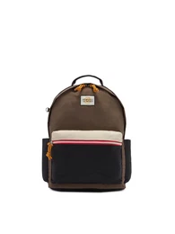Rucksack ''''Damien'''' schwarz / mokka / beige / rot / gelb