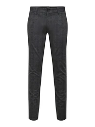 Hose 'Mark' grau / schwarzmeliert