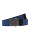DIESEL Grtel royalblau / schwarz / silber