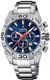 FESTINA Chronograph silber / blau
