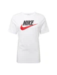 Nike Sportswear T-Shirt 'Icon Futura' rot/schwarz/weiß