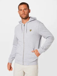Lyle & Scott Sweatjacke goldgelb/hellgrau/schwarz