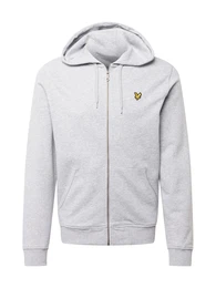 Sweatjacke goldgelb / hellgrau / schwarz
