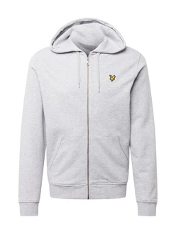 Lyle & Scott Sweatjacke goldgelb/hellgrau/schwarz