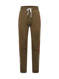 Hose khaki / rot / weiß