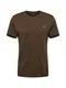 Lyle & Scott T-Shirt ''''Ringer'''' braun / schwarz