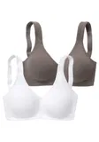Béžové sportovní podprsenky image