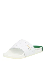 Pantolette ''''Adilette'''' weiß / gold