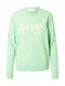 BOSS Casual Majica  pastelno zelena / bela