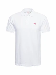LEVI'S Poloshirt 'Housemark Polo' feuerrot / wei