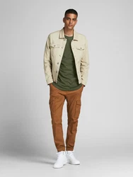 Jack & Jones Langarmshirt Enoa oliv