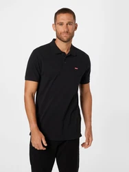 LEVI'S Poloshirt 'Housemark Polo' rot/schwarz