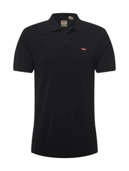 LEVI'S Poloshirt 'Housemark Polo' rot/schwarz