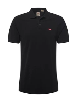 LEVI'S Poloshirt 'Housemark Polo' rot/schwarz