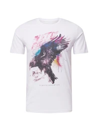 T-Shirt royalblau / limone / fuchsia / schwarz / wei