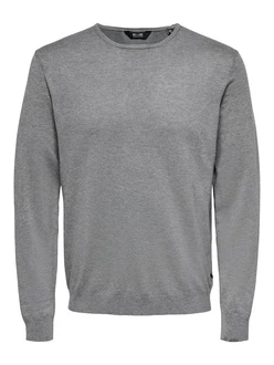 Only & Sons Pullover Wyler graumeliert