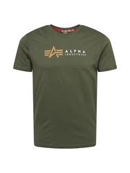 Alpha Industries T-Shirt Alpha Label T Dunkelgrün/Dunkelgrün/Dunkelgrün/Dunkelgrün/Dunkelgrün/Dunkelgrün/Dunkelgrün/Dunkelgrün/Dunkelgrün/Dunkelgrün/Dunkelgrün