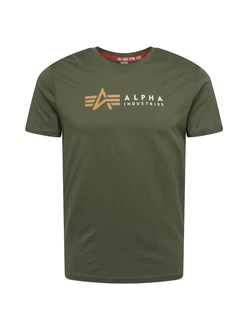 Alpha Industries T-Shirt Alpha Label T Dunkelgrün/Dunkelgrün/Dunkelgrün/Dunkelgrün/Dunkelgrün/Dunkelgrün/Dunkelgrün/Dunkelgrün/Dunkelgrün/Dunkelgrün/Dunkelgrün