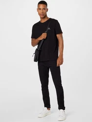ALPHA INDUSTRIES T-Shirt silbergrau/schwarz