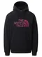 THE NORTH FACE Sweatshirt ''''TEKNO'''' rotviolett / schwarz
