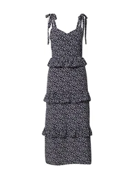 Letní šaty 'Kia' tmavě modrá / bílá