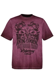 Shirt schwarz / beere