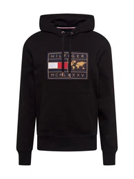 Sweatshirt schwarz / gold / weiß / rot