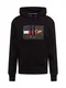 TOMMY HILFIGER Sweatshirt schwarz / gold / weiß / rot