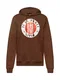 FC St. Pauli Sweatshirt braun / weiß / rot
