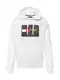 TOMMY HILFIGER Majica  bela / mornarska / zlata / rdeča