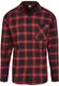 Urban Classics Hemd rot / schwarz