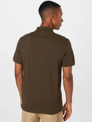 Lyle & Scott T-Shirt Poloshirt dunkelbraun/gelb