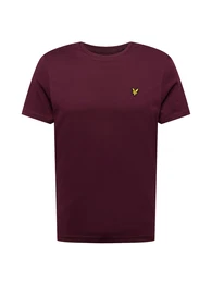 T-Shirt goldgelb / burgunder / schwarz