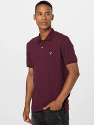 Lyle & Scott T-Shirt Poloshirt gelb/burgunder