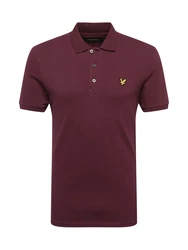 Lyle & Scott T-Shirt Poloshirt gelb/burgunder