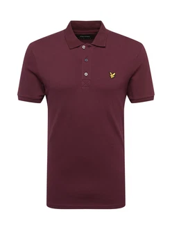Lyle & Scott T-Shirt Poloshirt gelb/burgunder
